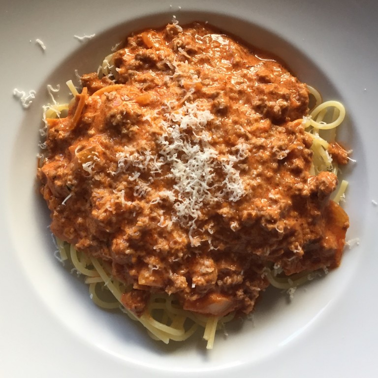 Spaghetti mit Hackfleischsauce – kaumanns kocht