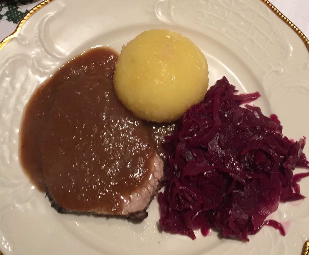Rinderbraten mit Balsamico-Rotweinsauce (niedertemperaturgegart ...